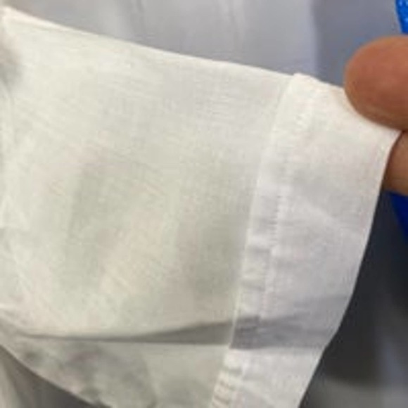 Oscar de La Renta Vintage Men's Shirt Short Sleeve Button Down  XL - Panama- - Picture 7 of 9